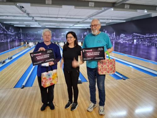 Zwycięscy Turnieju-Donata Glapiak i Stefan Wojtko