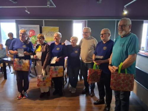 Zwycięscy turnieju i starościna Sekcji