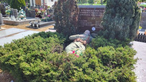 cmentarz, grób powst. wlkp
