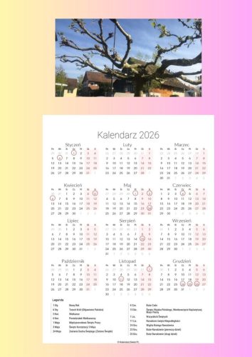 kalendarz -Zdzisława