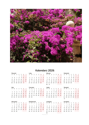 kalendarz na 2026