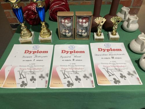XIII Turniej Brydżowy z okazji Święta Niepodległości