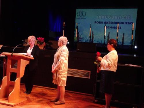 Teresa Majorek Honorowym Członkiem UTW