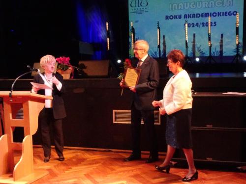 Honorowy członek UTW Aleksander Świgoń