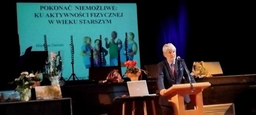  prof. dr hab. Wiesław Osiński wygłosił wykład inauguracyjny 