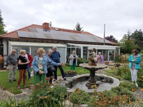 Podziwiamy rośliny  i wkład pracy naszych gospodarzy