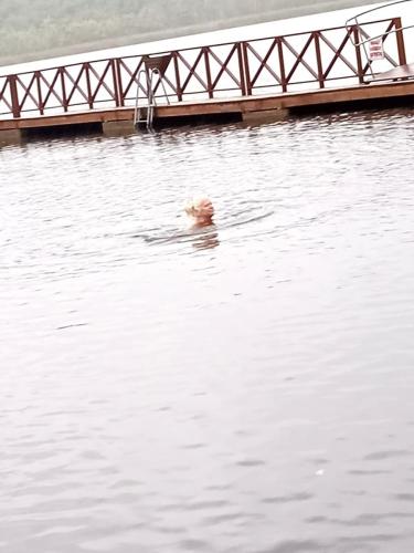 koleżance nie straszne żadne warunki pogodowe